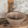 Gaiole scuro lavabo da appoggio