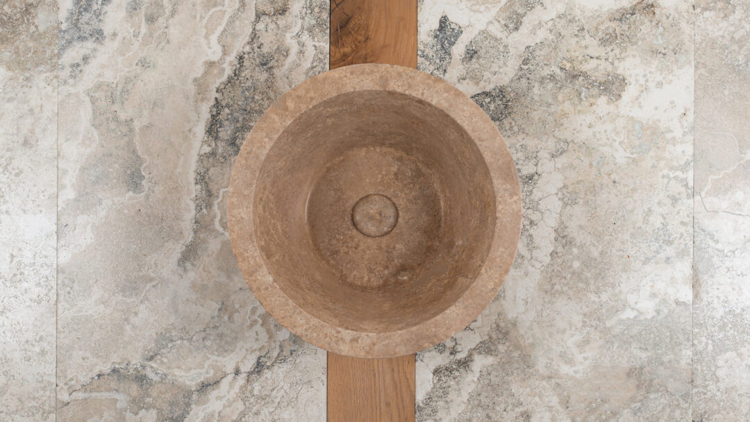 Gaiole scuro lavabo da appoggio