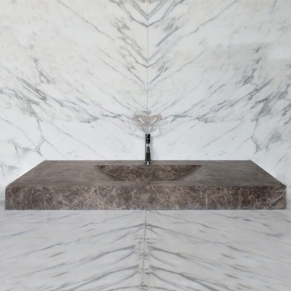Lavabo marmo Emperador “Countertop EM”