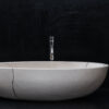 Lavabo da bagno in marmo zecevo modello eye