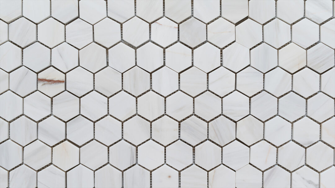 Mosaik Sechseck Bianco Alba