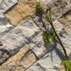 Mosaico in Travertino 5,0x10,0 Multicolor Spacco
