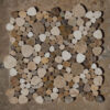 Travertinmosaik Petali Tuscany Mix geschliffen