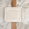 Rectangular travertine sink "Piatto"
