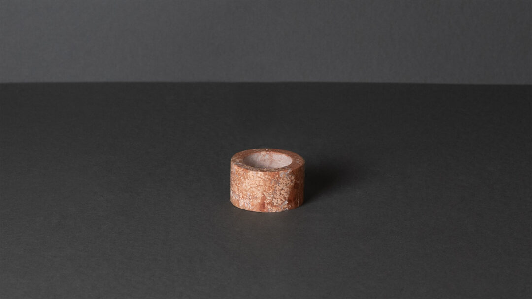 Candle holder coral front x