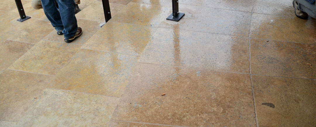 Padiglione Messico Expo 2015: pavimento in travertino Autunno (PDR029)
