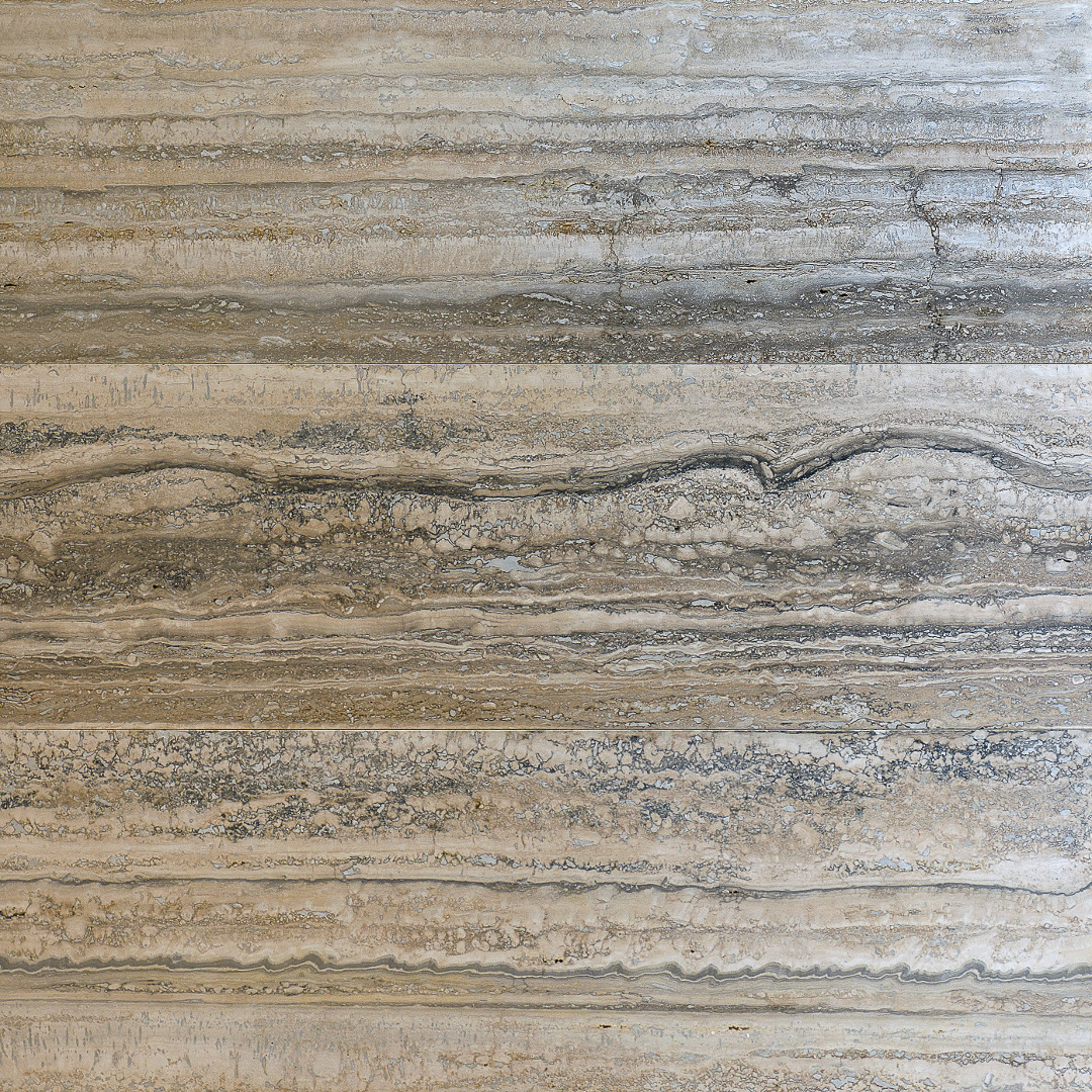 Travertino controfalda &ldquo;Zebra Silver Grey&rdquo;