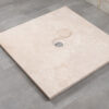 Stone shower base for an elegant and modern bathroom