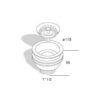 Kitchen sink strainer "basket"