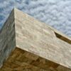 Rivestimento facciata ventilata in travertino Terra Chiara - Pietre di Rapolano