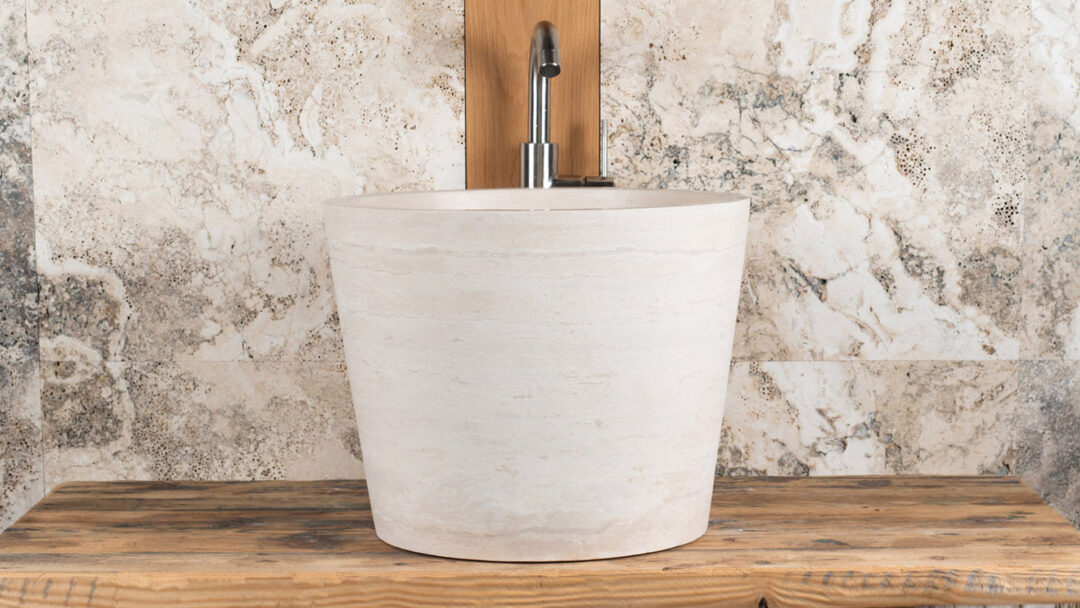 secchio lavabo alto
