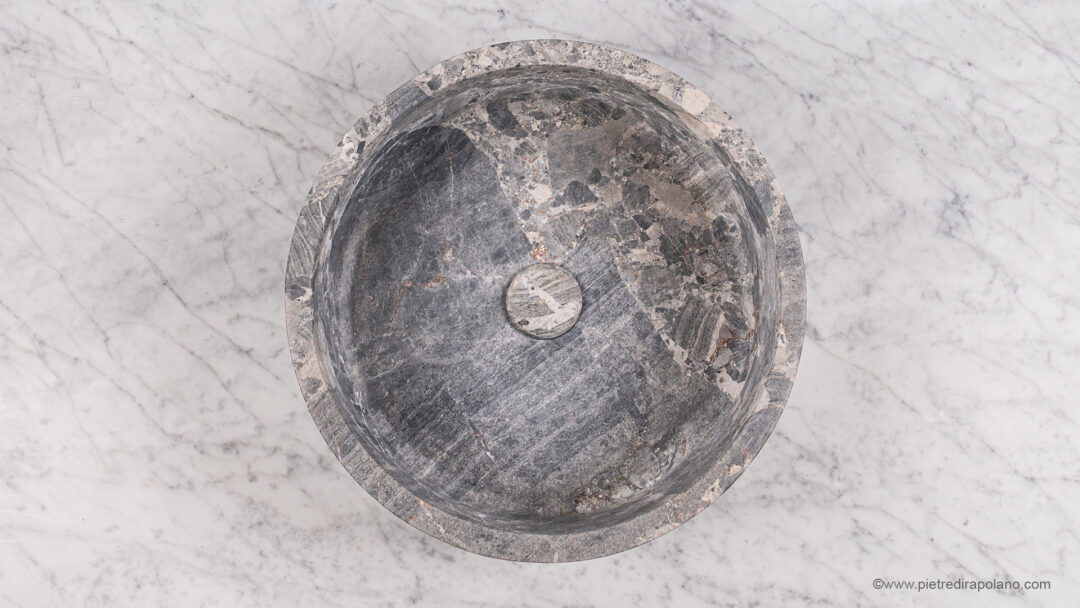 Tonda In Ceppo d'Oriente lavabo da appoggio
