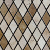 Travertinmosaik Arlecchino Tuscany Mix Geschliffen