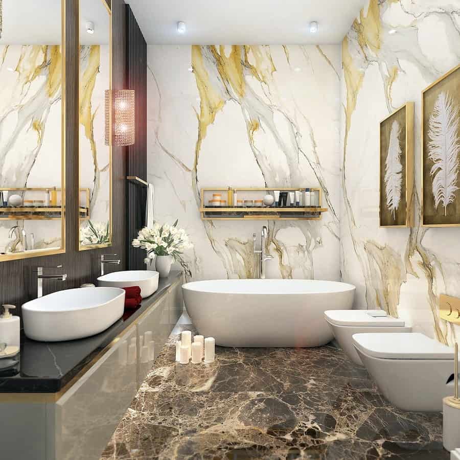 Marble bathroom ideas
